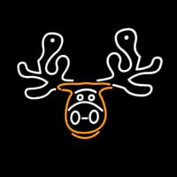 Moose Head Logo Neonkyltti