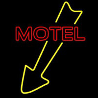 Motel With Down Arrow Neonkyltti