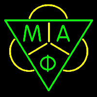 Mu Alpha Phi Logo Neonkyltti