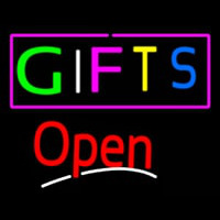 Multicolored Gifts Open Neonkyltti