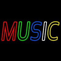 Multicolored Music Neonkyltti