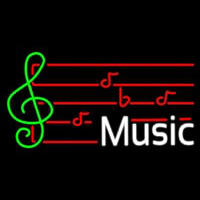 Music Note 2 Neonkyltti