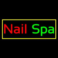 Nail Spa With Yellow Border Neonkyltti