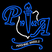 National Society of Pershing Angels Inc Logo Neonkyltti