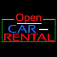 Open Car Rental Neonkyltti