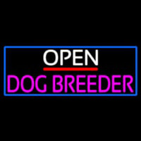 Open Dog Breeder With Blue Border Neonkyltti