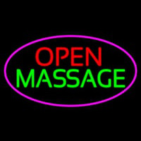 Open Massage Neonkyltti