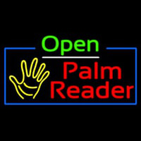 Open Palm Reader Neonkyltti