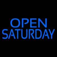 Open Saturday Neonkyltti