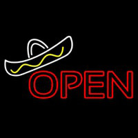 Open Sombrero Neonkyltti