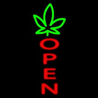 Open With Leaf Logo Neonkyltti