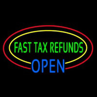 Oval Fast Ta  Refunds Blue Open Neonkyltti