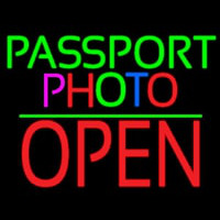 Passport Multi Color Photo With Open 1 Neonkyltti