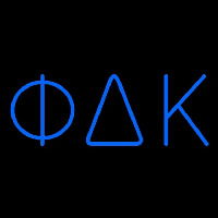 Phi Delta Kappa Neonkyltti