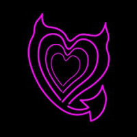 Pink Heart Neonkyltti