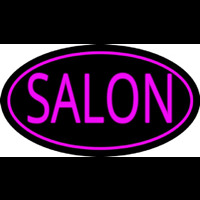 Pink Salon Oval Neonkyltti