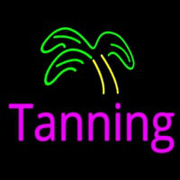 Pink Tanning Palm Tree Neonkyltti