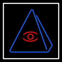 Psychic Eye Pyramid Neonkyltti