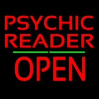 Psychic Reader Block Open Block Green Line Neonkyltti