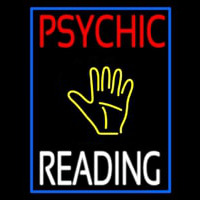 Psychic Reading Block Yellow Palm Neonkyltti