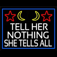 Psychic Tell Her Nothing She Tells All And Blue Border Neonkyltti