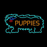 Puppies With Logo Neonkyltti