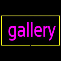 Purple Gallery Yellow Rectangle Neonkyltti