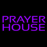 Purple Prayer House Neonkyltti