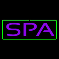 Purple Spa Green Border Neonkyltti