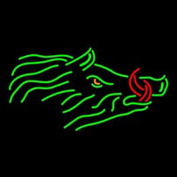 Razorback Logo Neonkyltti