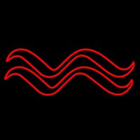 Red Aquarius Logo Neonkyltti