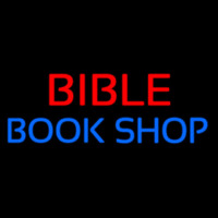 Red Bible Blue Book Shop Neonkyltti