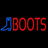 Red Boots With Logo Neonkyltti