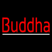 Red Buddha With Line Neonkyltti