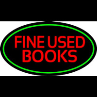 Red Fine Used Books Neonkyltti