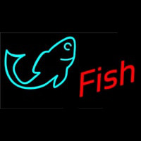 Red Fish Logo 1 Neonkyltti