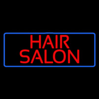 Red Hair Salon With Blue Border Neonkyltti