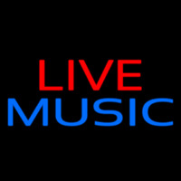 Red Live Blue Music Block 2 Neonkyltti