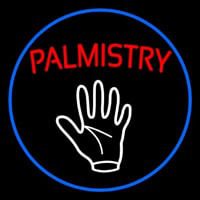 Red Palmistry Blue Border Neonkyltti