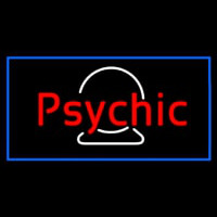 Red Psychic White Crystal Blue Border Neonkyltti