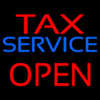 Red Ta  Service Open Neonkyltti