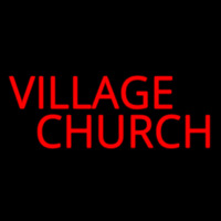 Red Village Church Neonkyltti