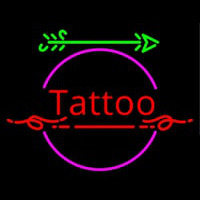 Retro Tattoo Arrow Neonkyltti