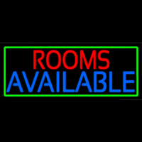 Rooms Available Vacancy With Green Border Neonkyltti