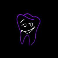 Smiling Dental Logo Neonkyltti