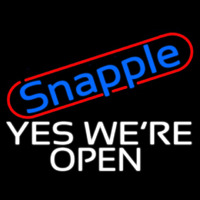 Snapple Yes We Re Open Neonkyltti