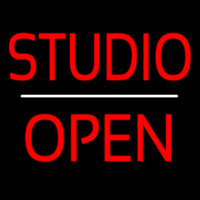 Studio Open White Line Neonkyltti