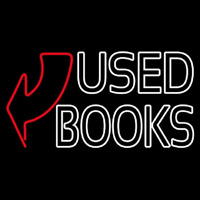 Used Books With Arrow Neonkyltti