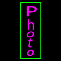 Vertical Photo Green Border Neonkyltti