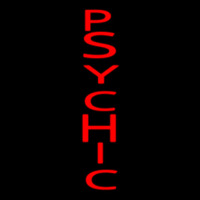 Vertical Red Psychic Neonkyltti